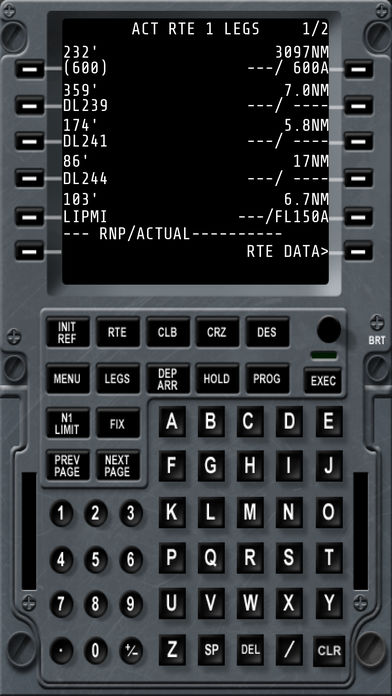 737 CDU - Control Display Unit游戏截图