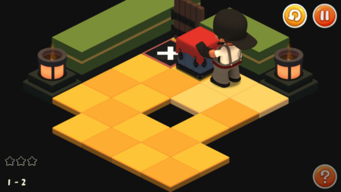 推动箱子到目的地——超难烧脑游戏！游戏截图