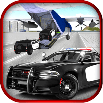 Police Car Transporter 3D