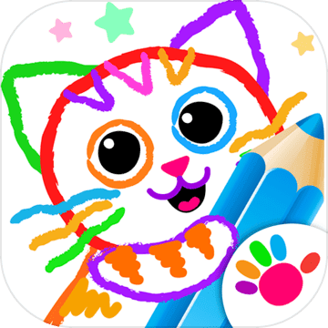 儿童游戏 少儿童画画游戏幼儿学习涂色在宝宝绘画软件3-6岁