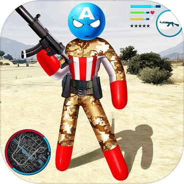 Army Capitaine American Stickman Rope Hero Offroad Android Download Taptap