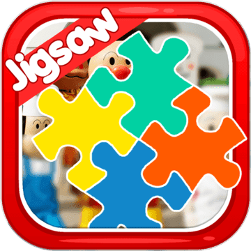 Cartoon jigsaw puzzle game for toddlers