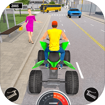 ATV Bike Taxi Sim 3D
