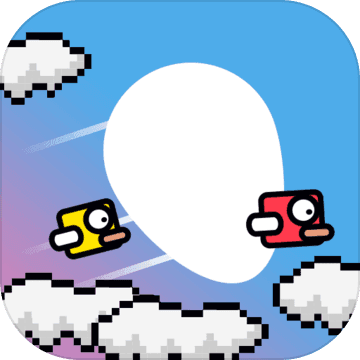 Flying Face:Blink Bird Flying Face:Blink Bird