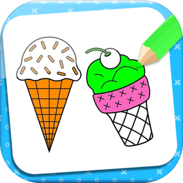 Ice Cream Coloring Book Taptap 良きゲームを見つけよう