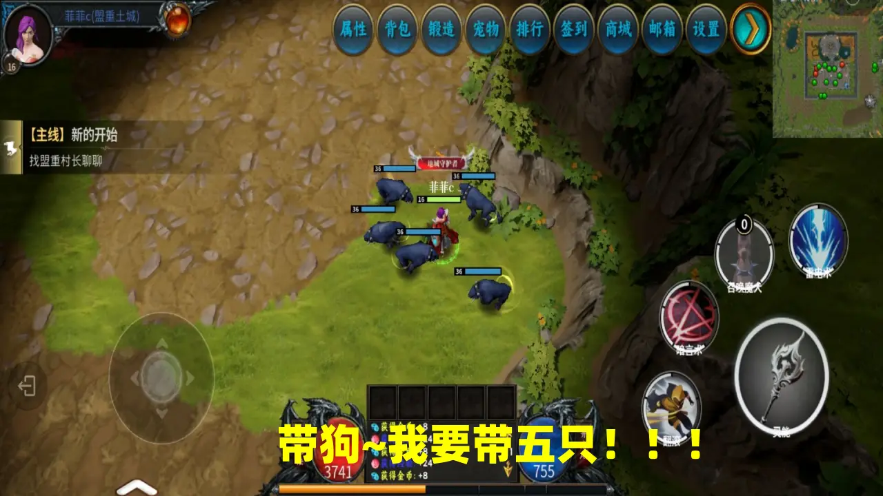 我的传奇游戏截图