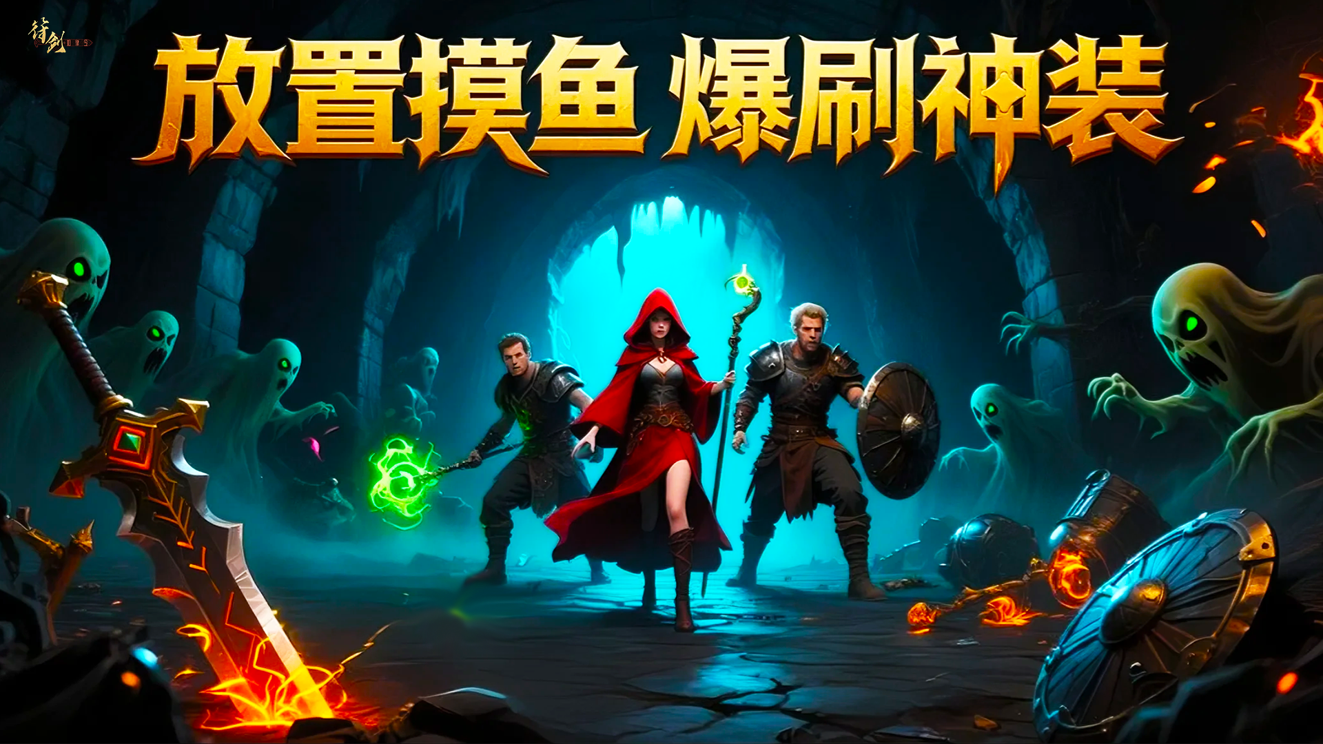 放置摸鱼：爆刷神装