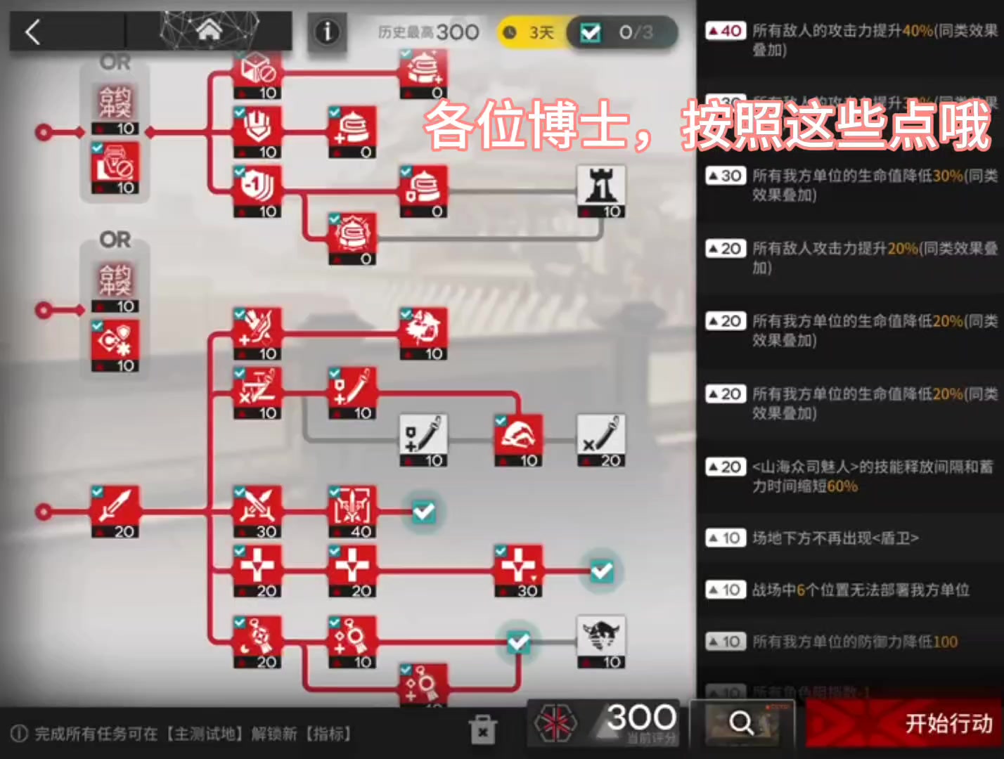 ★浊燃作战★日替「设防关隘」通关攻略【明日方舟】