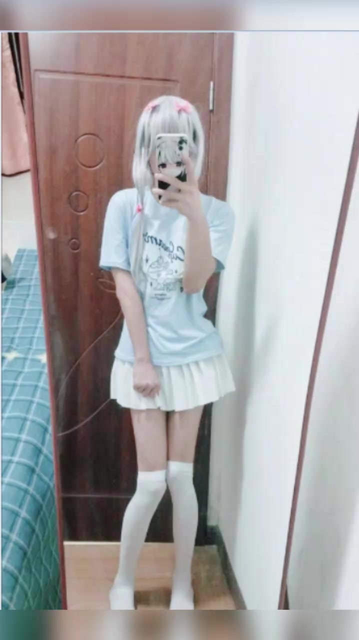 可爱的女装大佬小男娘好可爱啊cosplay和泉纱雾太好看了