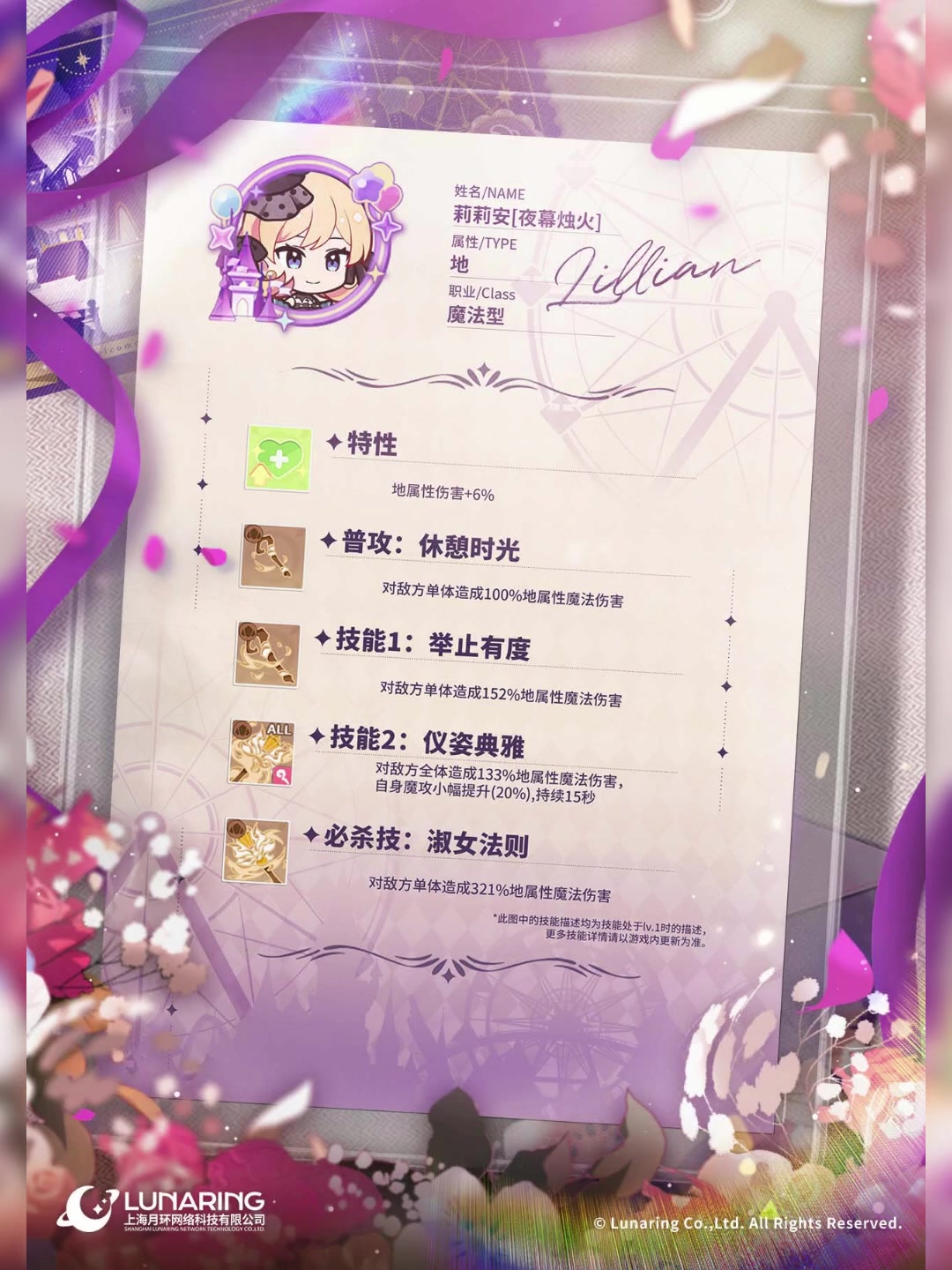 莉莉安强度简评截图