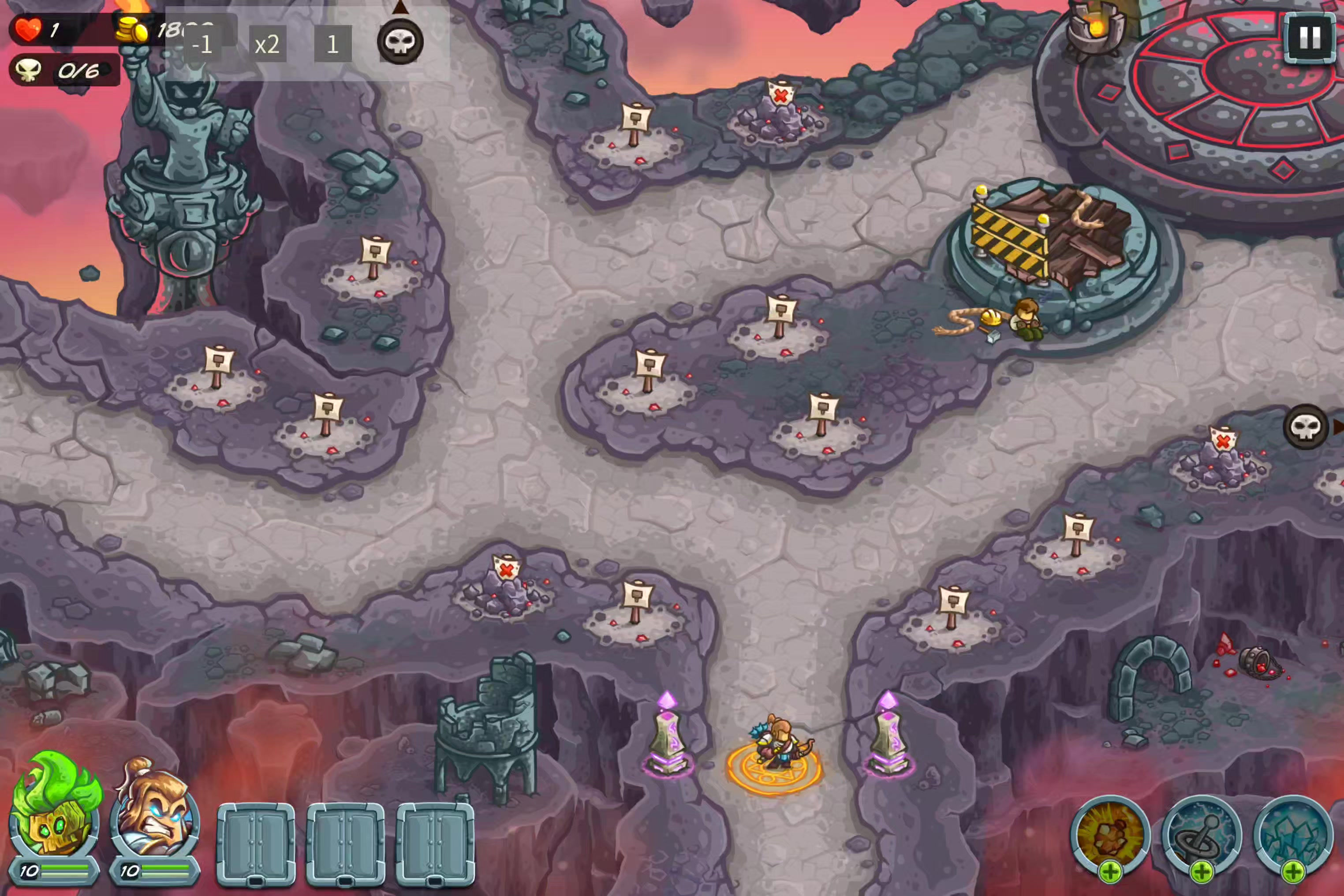 第11关峡谷高原英雄模式截图