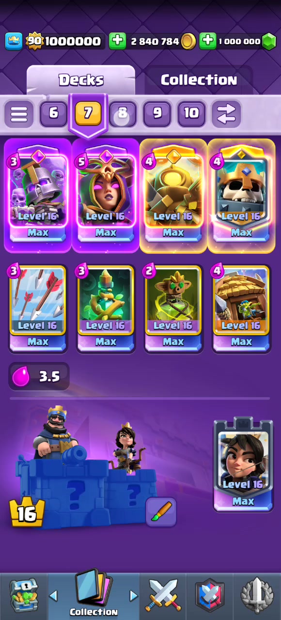 〔构卡+演示〕部落战卡组 - 双英雄版本