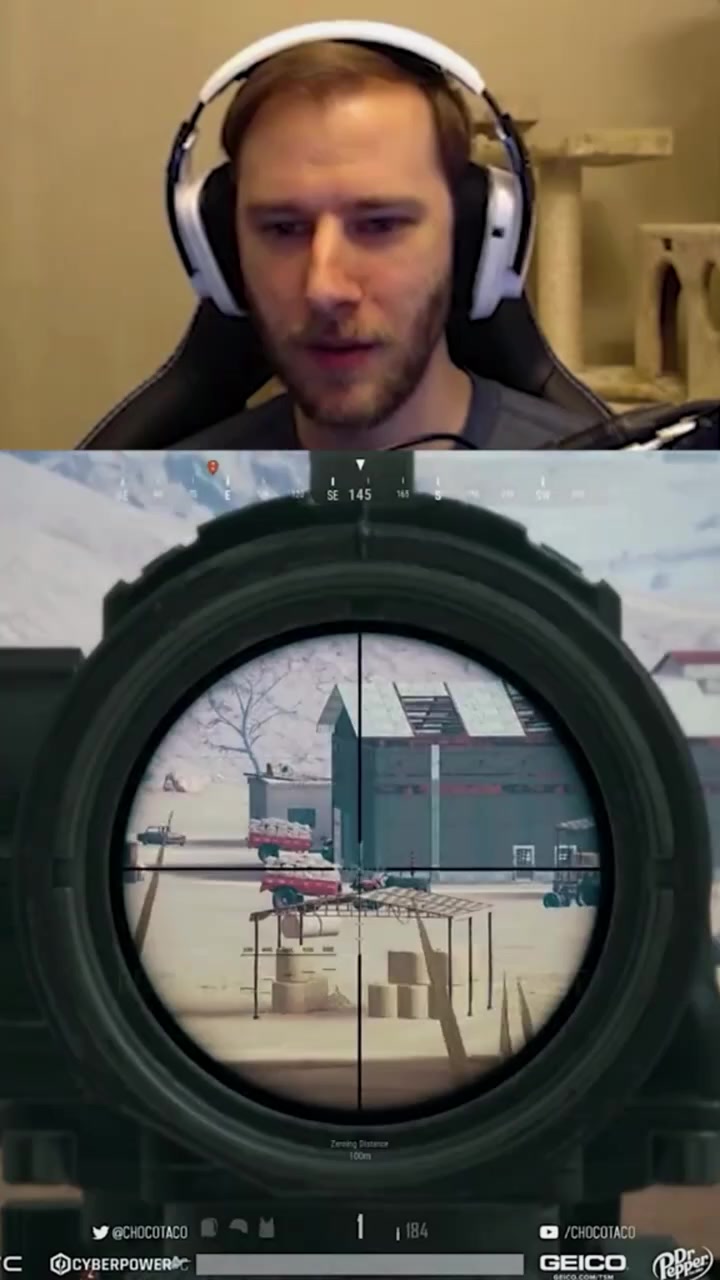 PUBG远古大神Chocotaco栓狙精彩集锦！