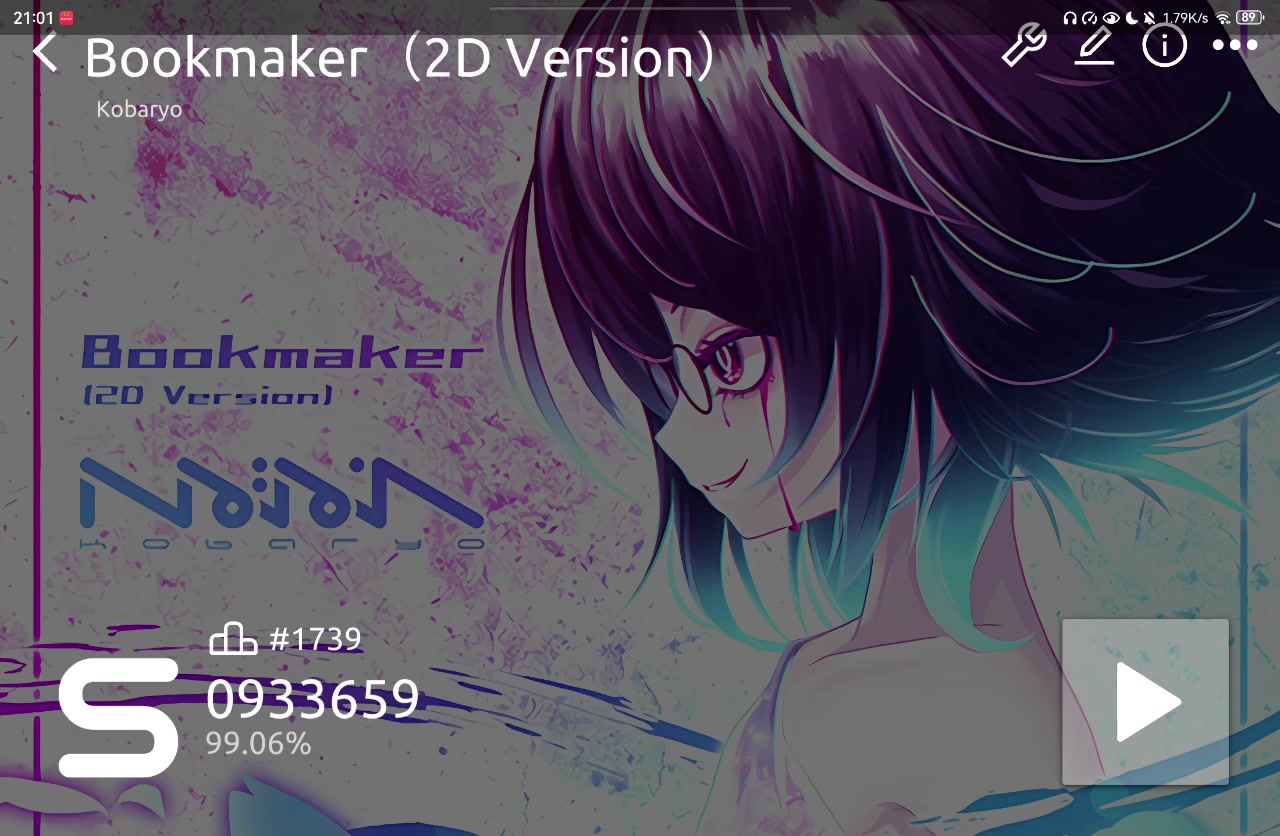 考验多指力的一集----Bookmaker（2D Version）AT16.7acc99.22%