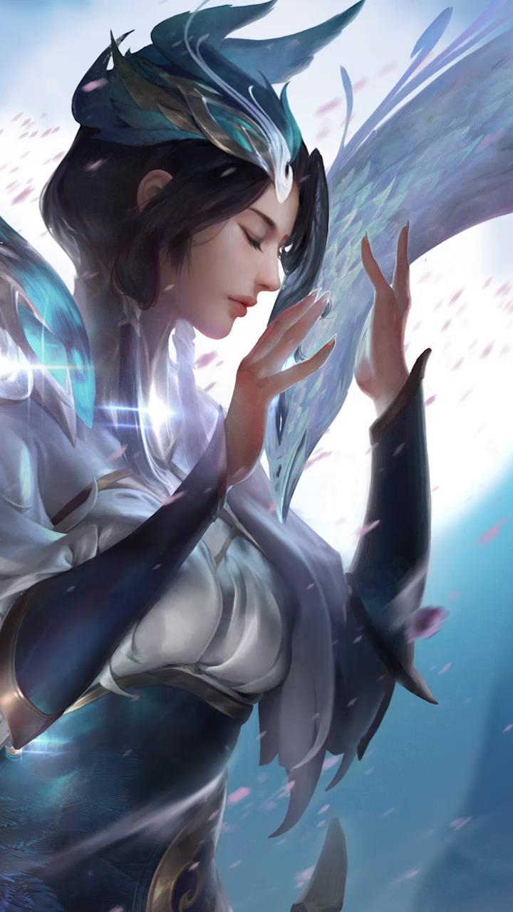 世冠专属皮肤爆料 | 虞姬-云霓雀翎局内效果首爆光，孔雀开屏俘获敌心！