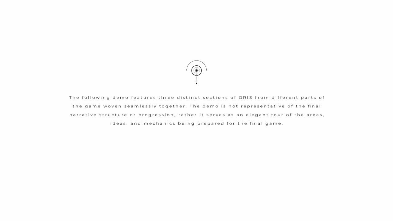 《Gris》20分钟实机试玩录像丨机核