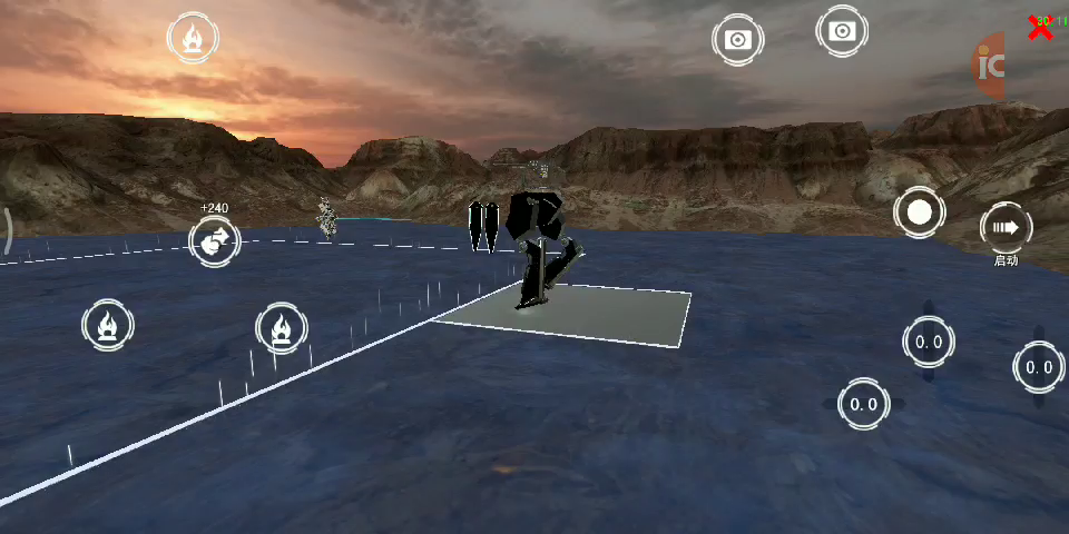 大佬的步行机底盘 浮游盾