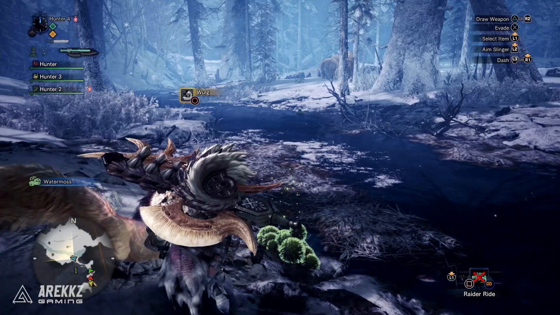 《怪物猎人 世界》Ice Borne 4人合作狩猎轰龙