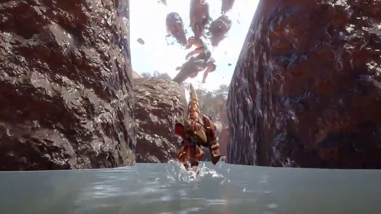 《怪物猎人：崛起》泥翁龙 招式演示视频