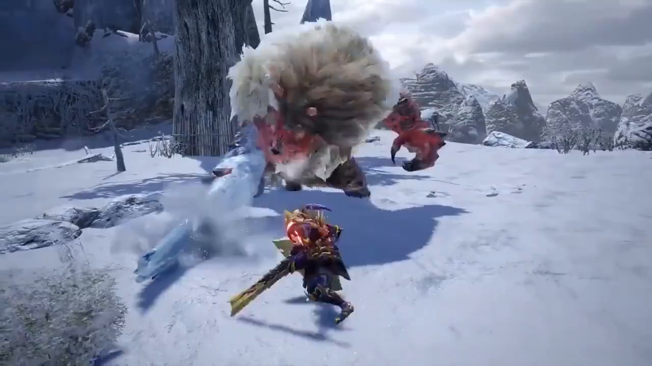 《怪物猎人Rise》雪鬼兽视频展示