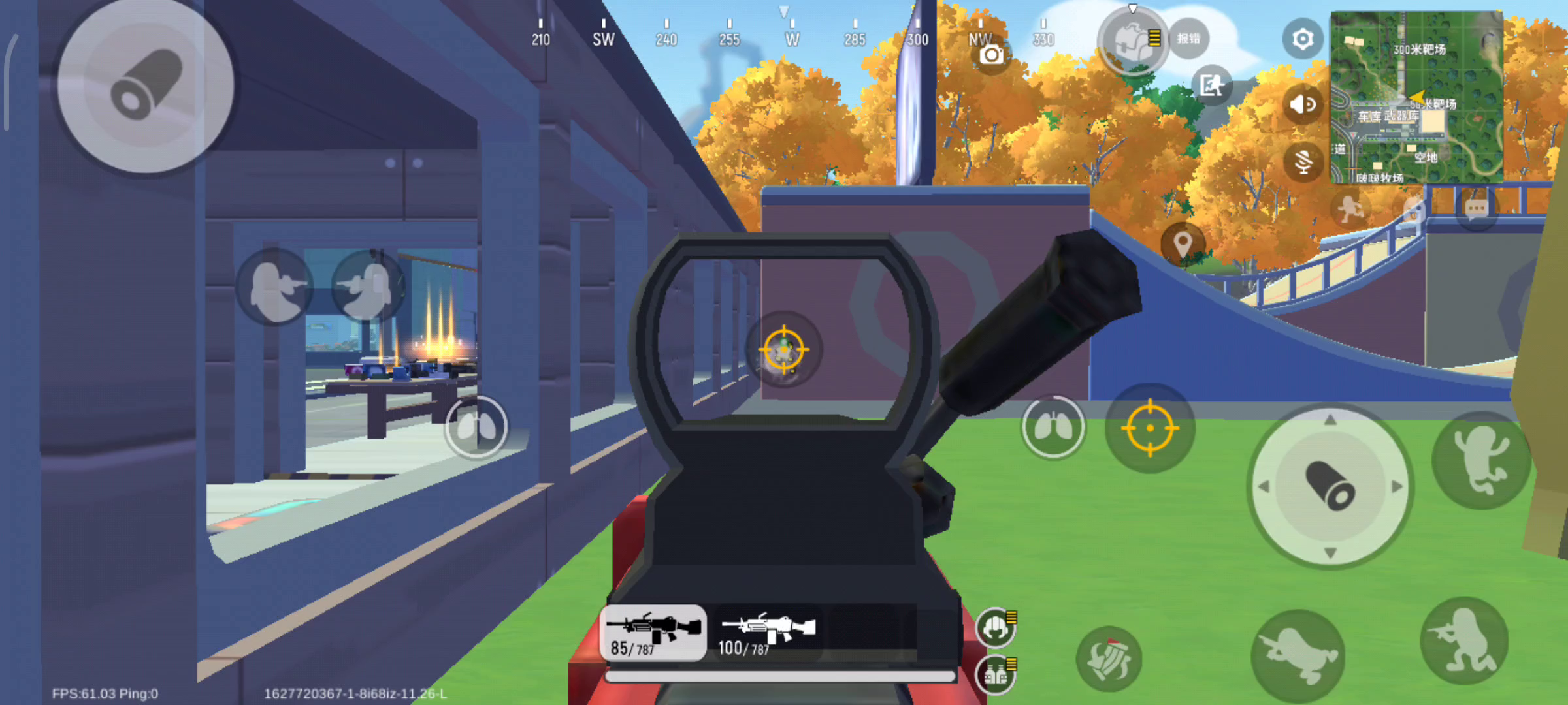 今天讲一下大菠萝’大菠萝是个子弹非常多而且伤害也很高，趴下时可以几乎像妹控一样没有后座力