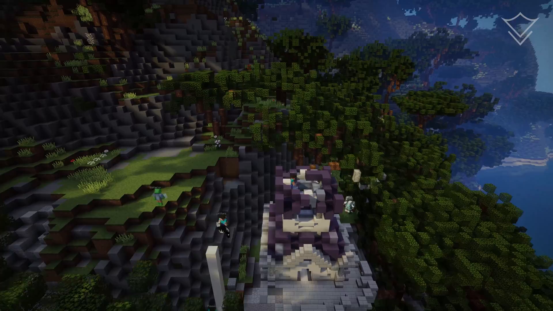 我的世界：蓝色岛屿（延时摄影）