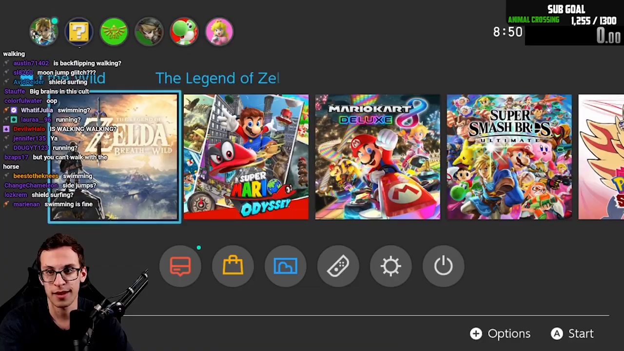 Beating Breath of the Wild without Walking