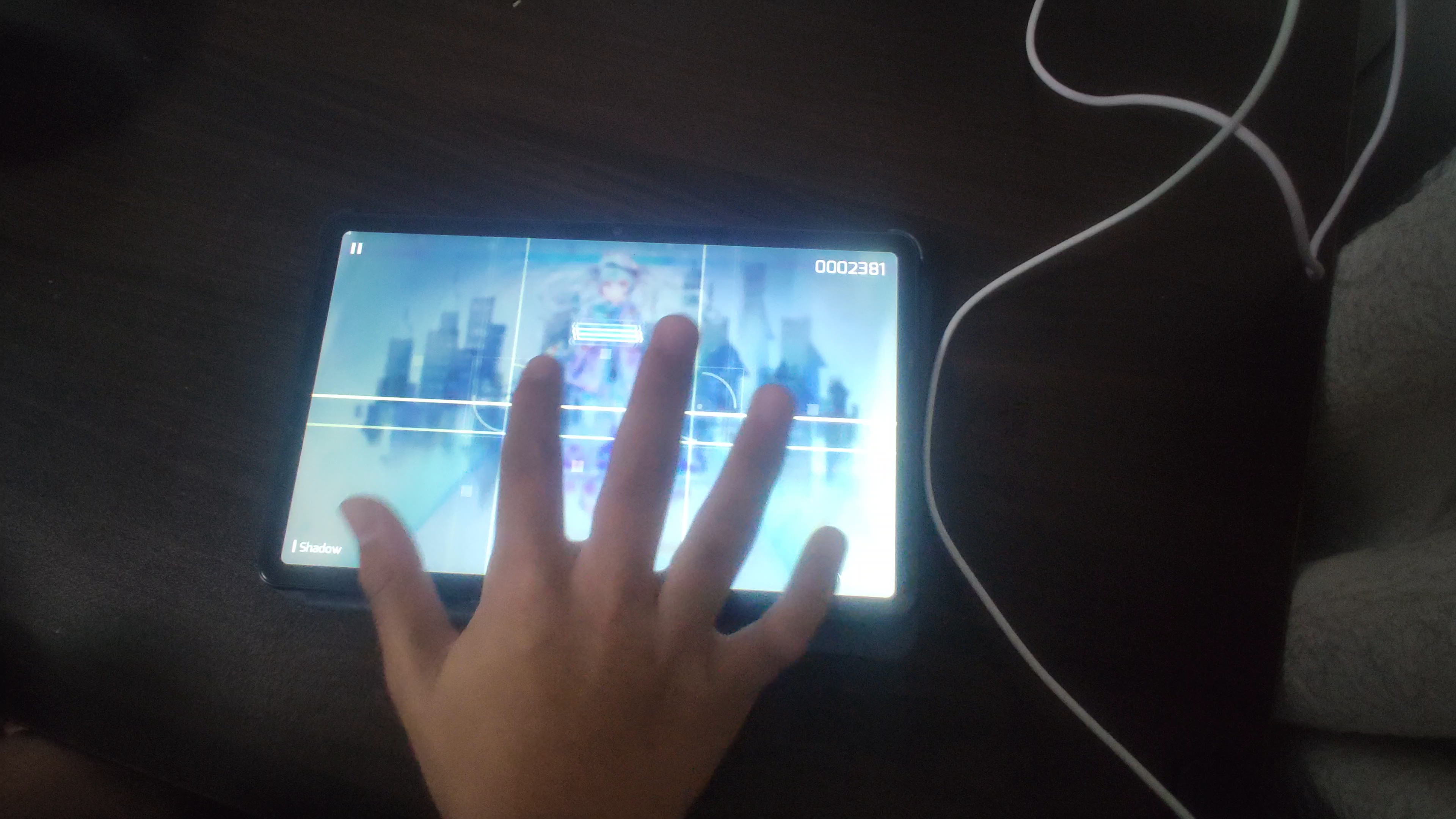 phigros新曲速递 shadow all perfect1000000Φ手元