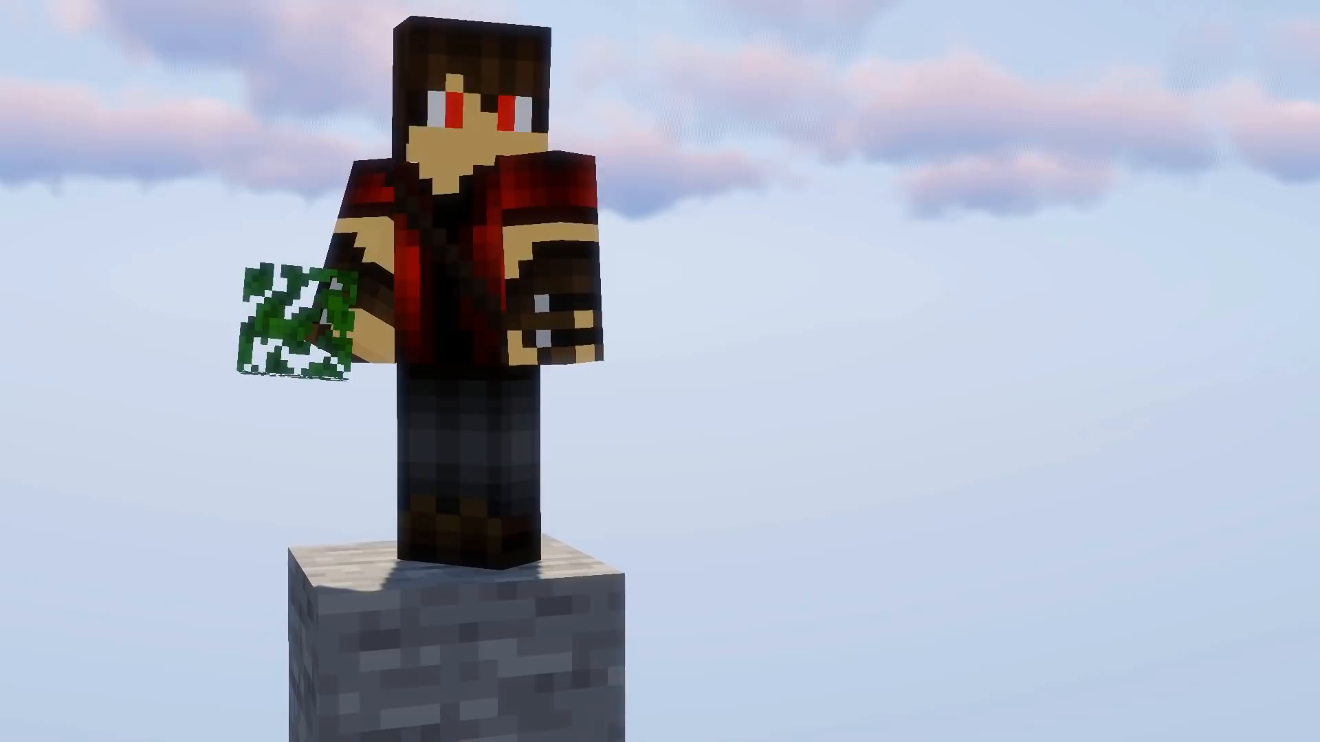 我的世界：樱花树浮空岛（延时摄影）