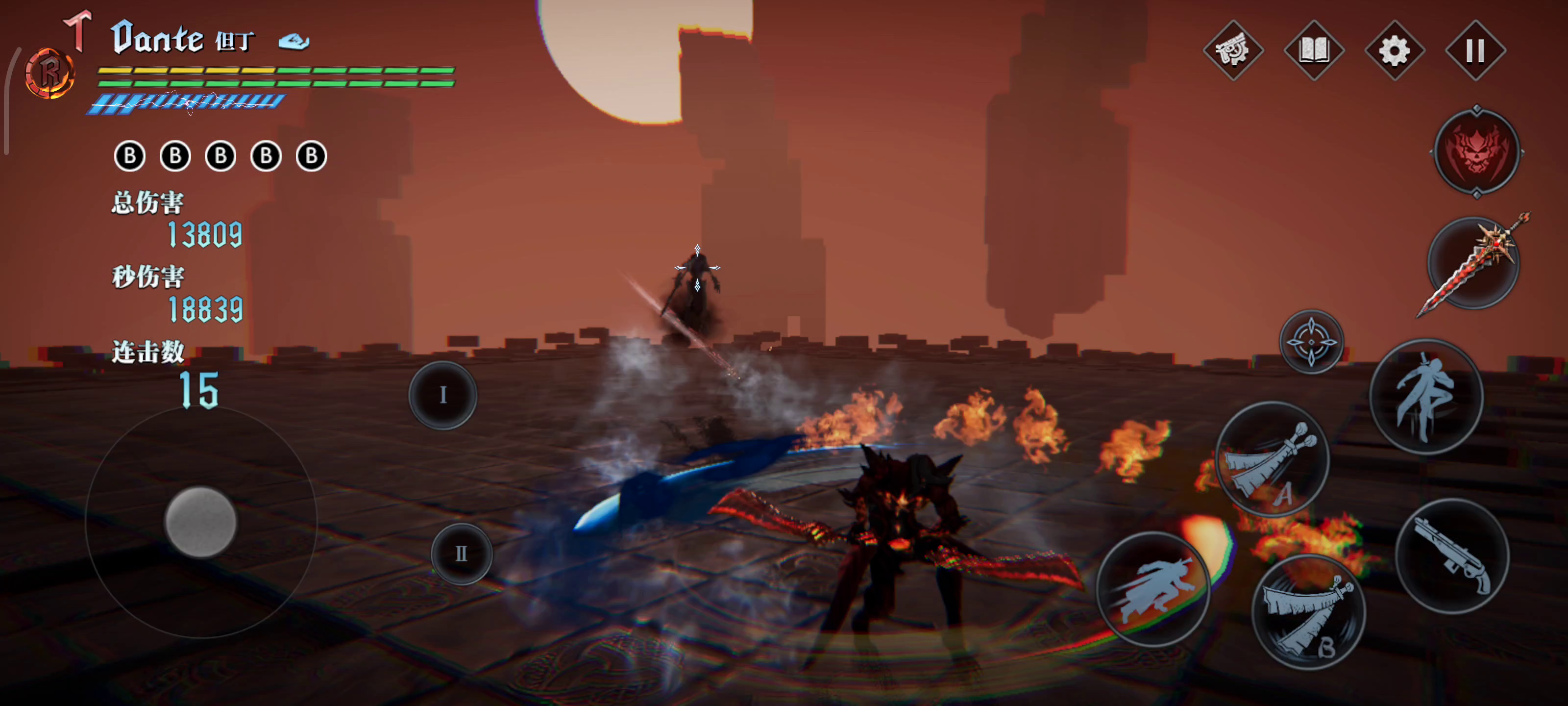 但丁大剑和上个视频蕾蒂大炮一样，也是可以通过切换武器触发大眼天赋6千提升到3万伤