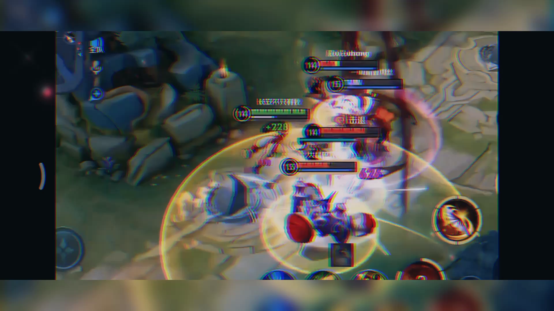 火舞三杀操作秀。截图