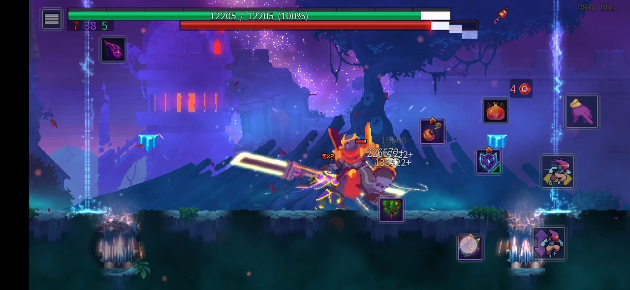 4细胞双伤咒刃，无伤王手。