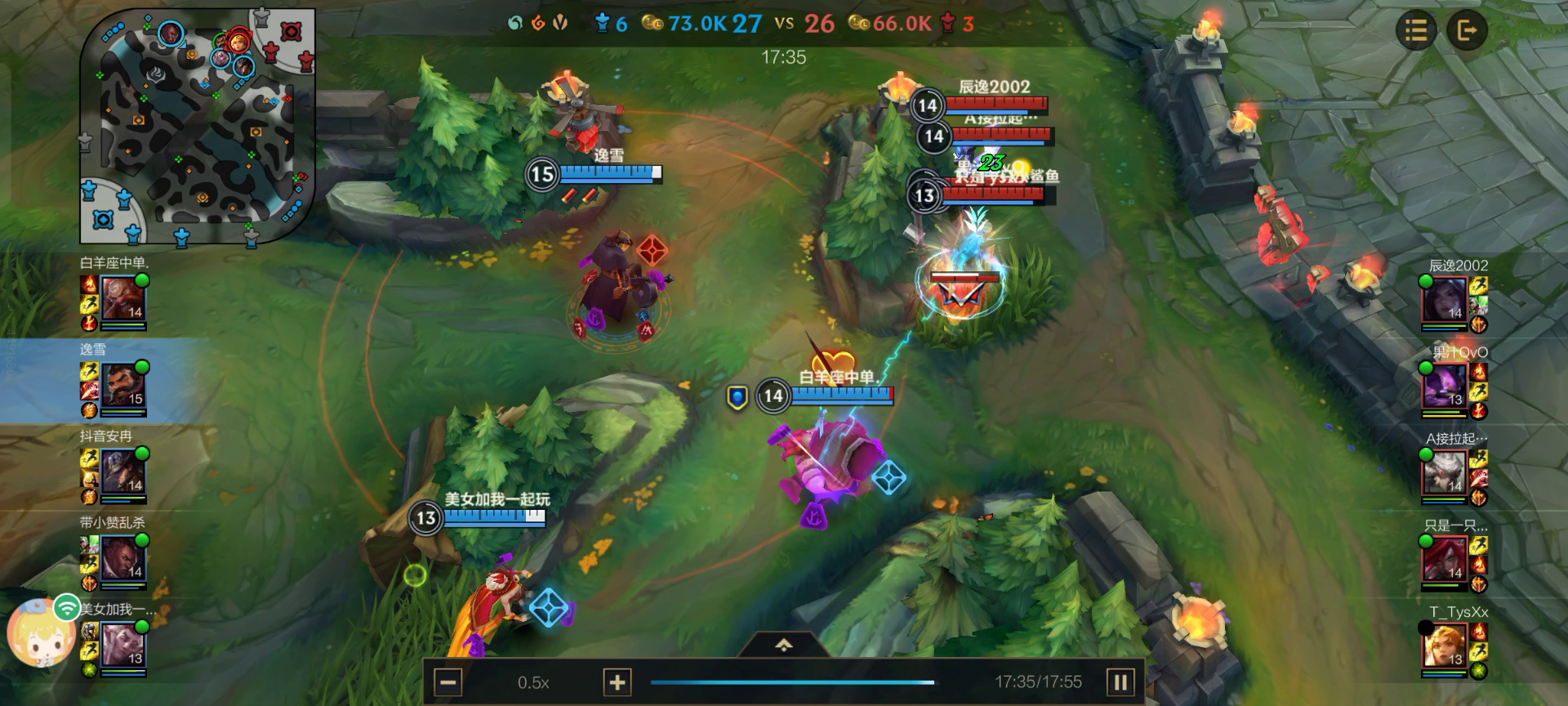 5秒的团战 极致舒爽截图