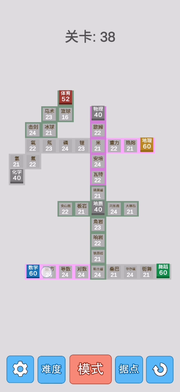 38关极难无科目加成