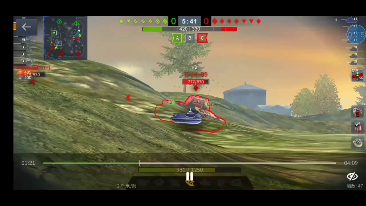 300D 近战KO三中坦