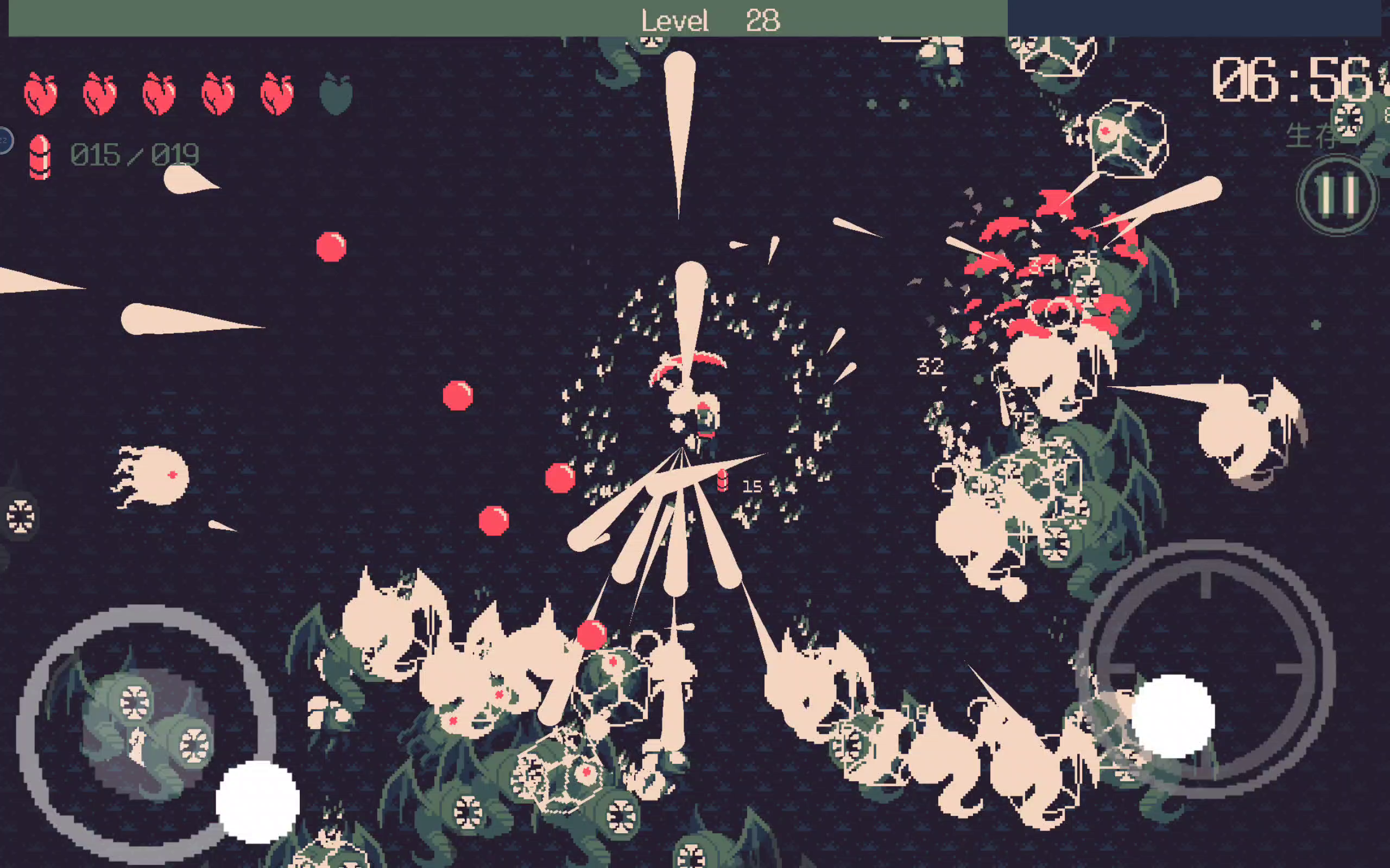 小手枪后期直接榴弹炮清屏：“笑死，怪呢？”