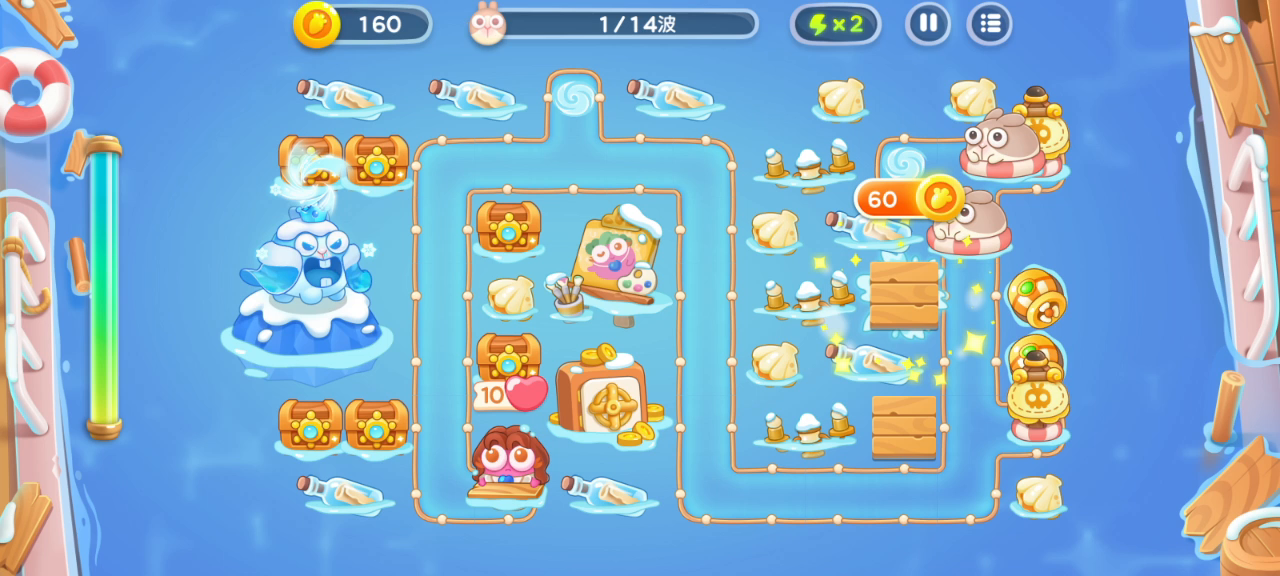 #单炮塔通关挑战 阿波尼克号噩梦40关