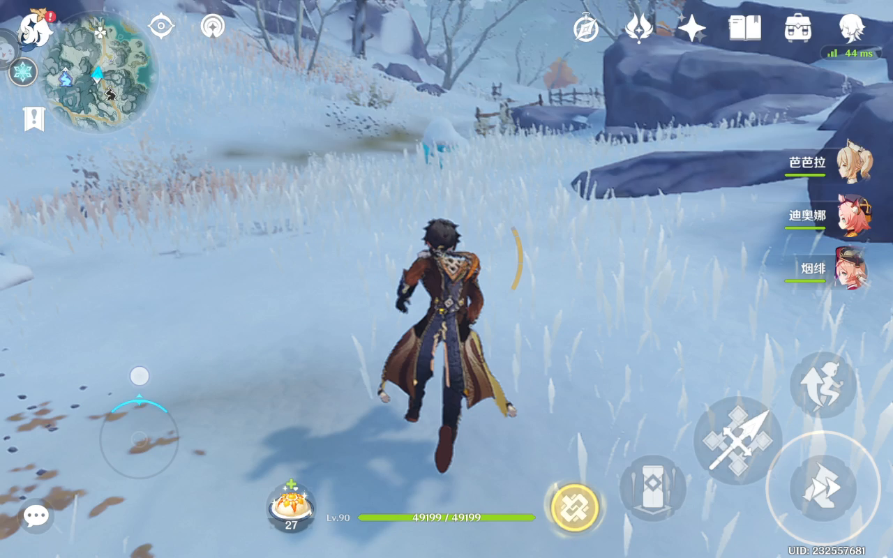 ？应该算是还适合新手的打愚人众的方式截图