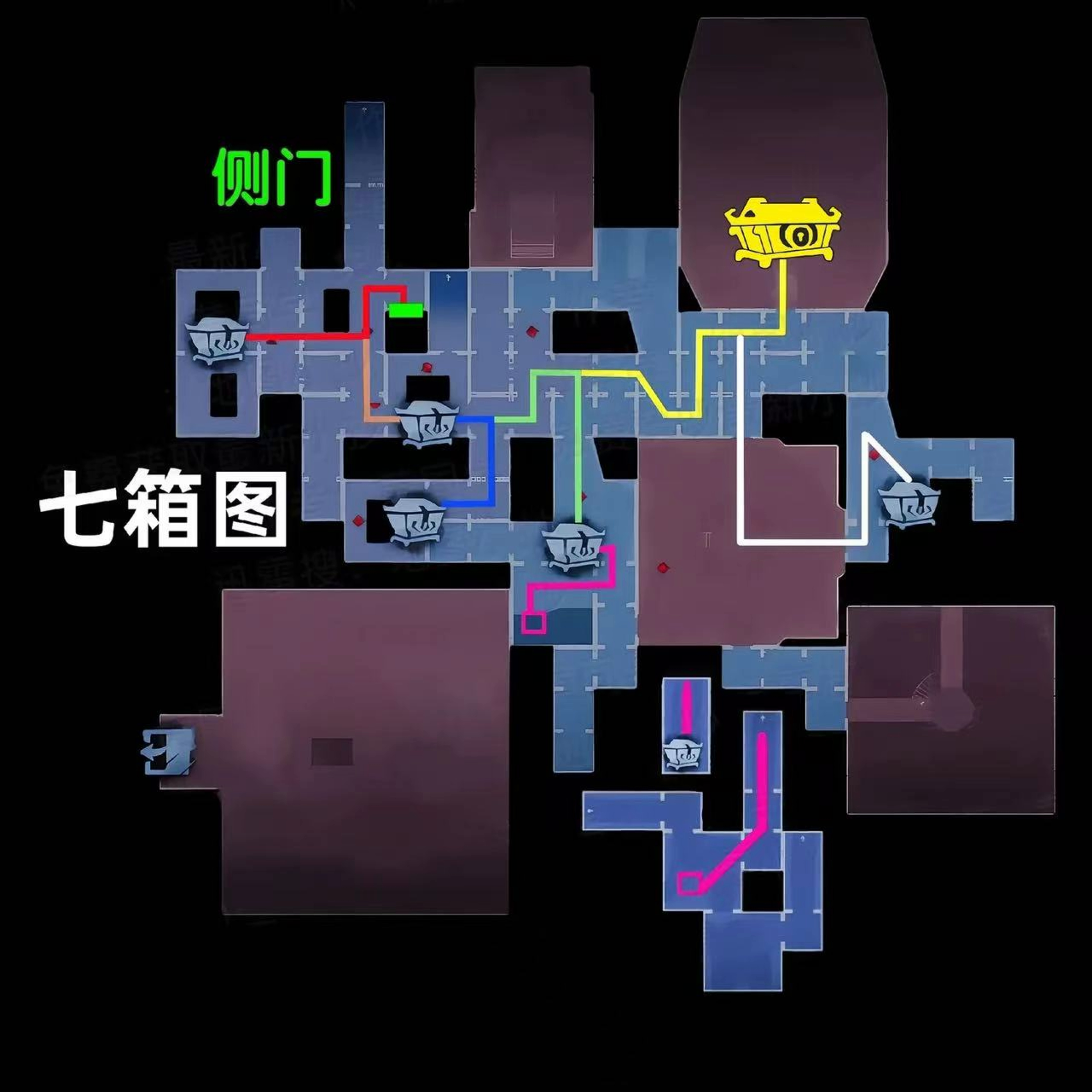 昆仑秘境极限小抄（含双人棺+宝藏房）8.25 全图高清除雾 优化中